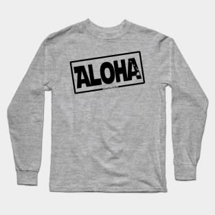 Aloha Hawai'i Nei (black) by Hawaii Nei All Day Long Sleeve T-Shirt